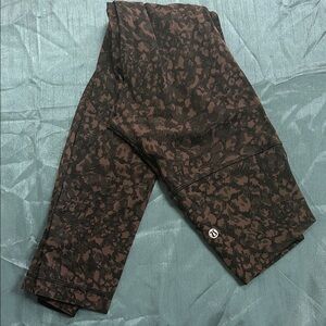 lululemon athletica Brown Patterned Leggings